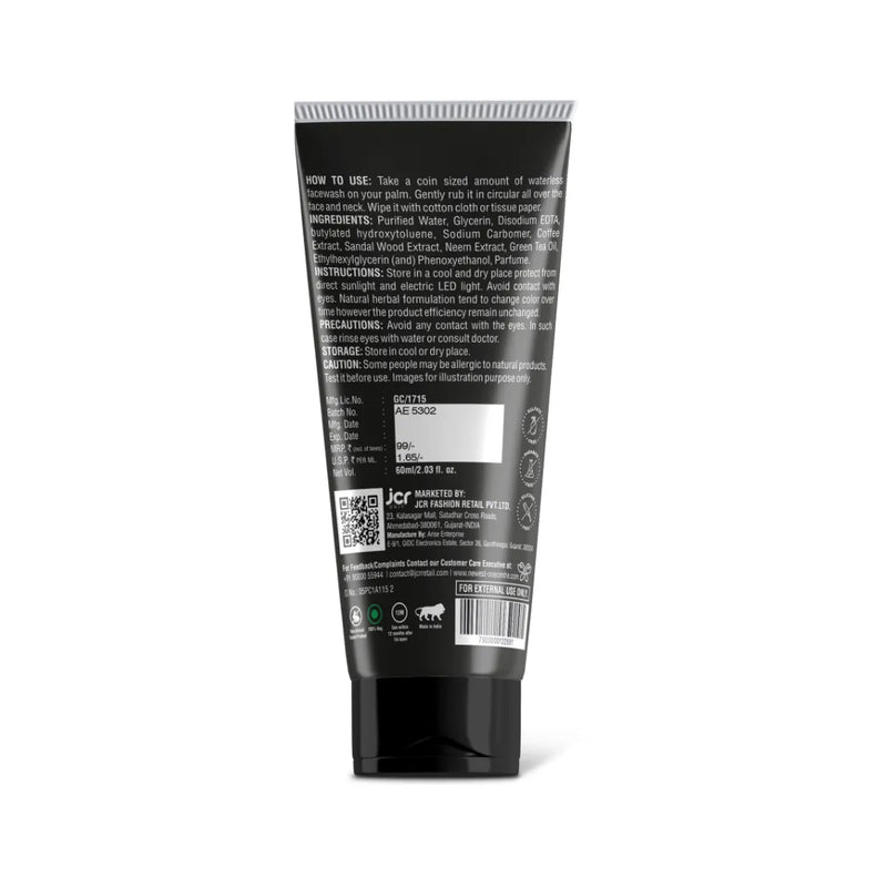 NEWEST SMART WATERLESS FACE WASH – ANTI POLLUTION (60ML)