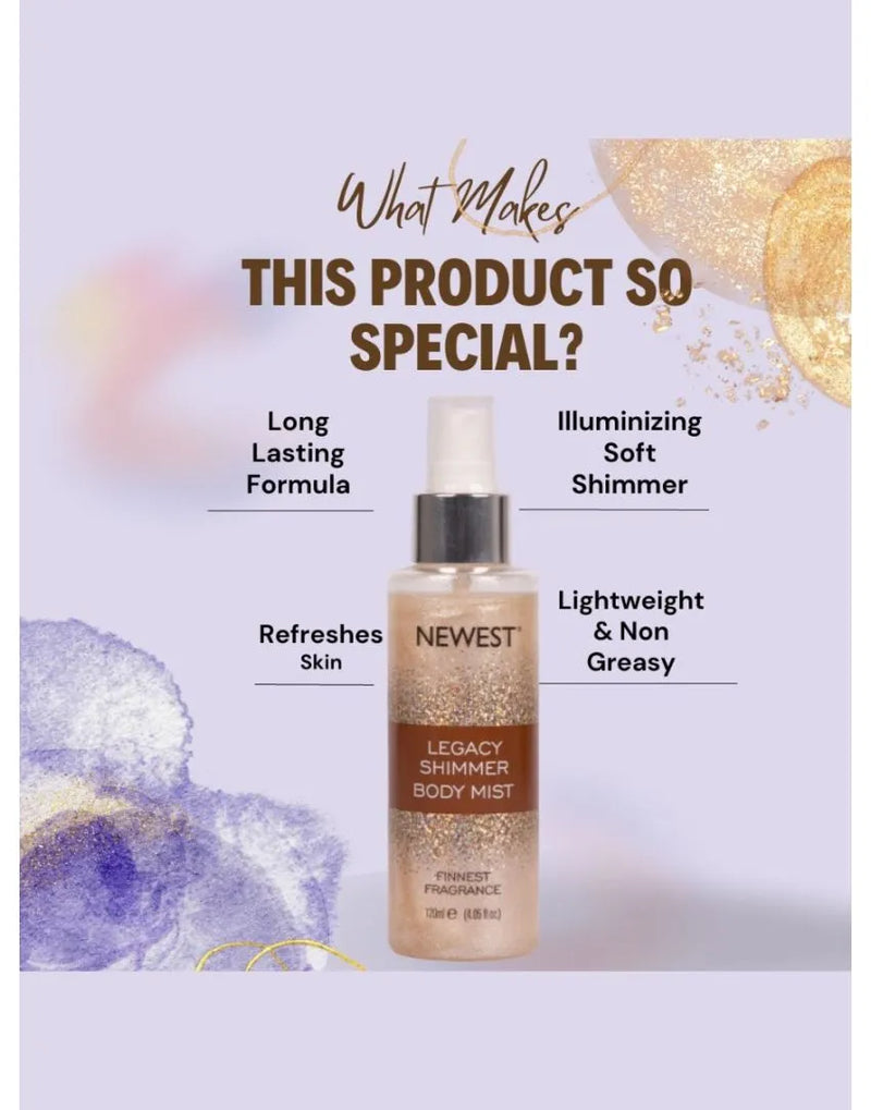 NEWEST LEGACY SHIMMER BODY MIST