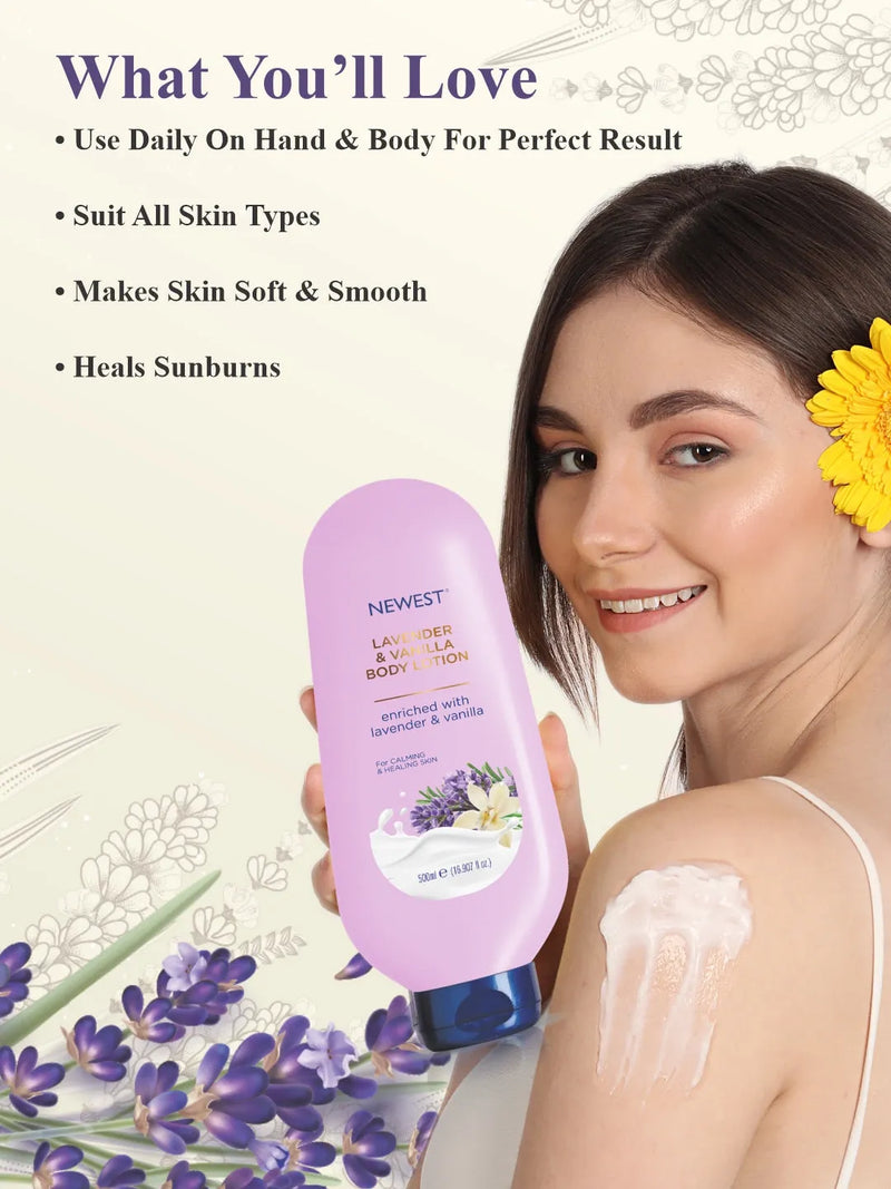 NEWEST LAVENDER VANILLA BODY LOTION