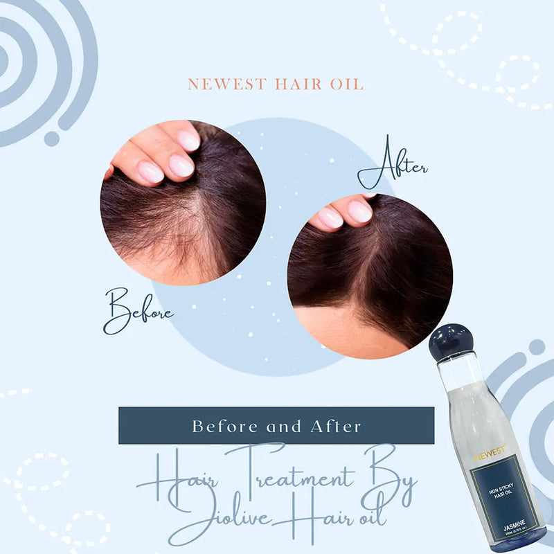NEWEST NON STICK HAIR OIL JASMINE 200ML