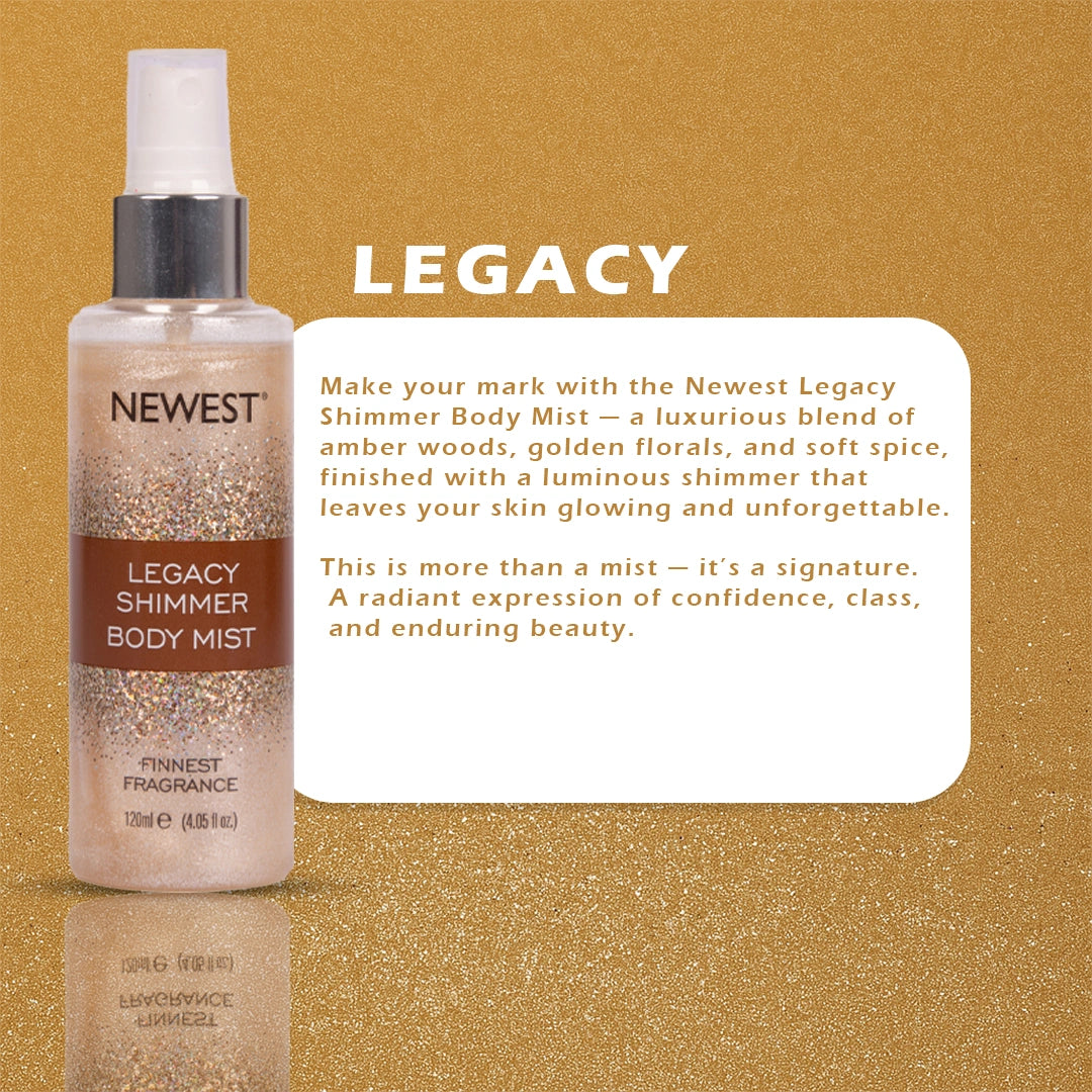 NEWEST LEGACY SHIMMER BODY MIST