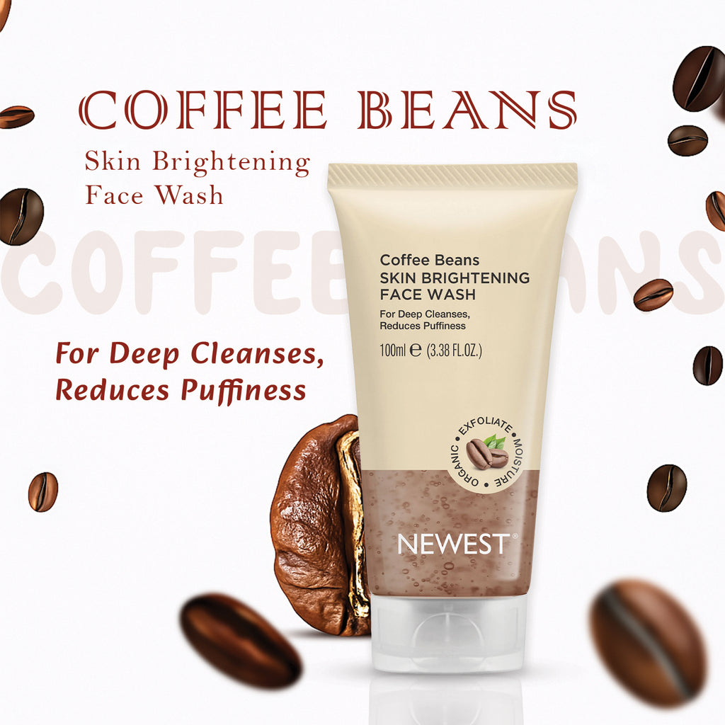 NEWEST COFFEE BEANS SKIN BRIGHTENING FACE FASH (100 ML)
