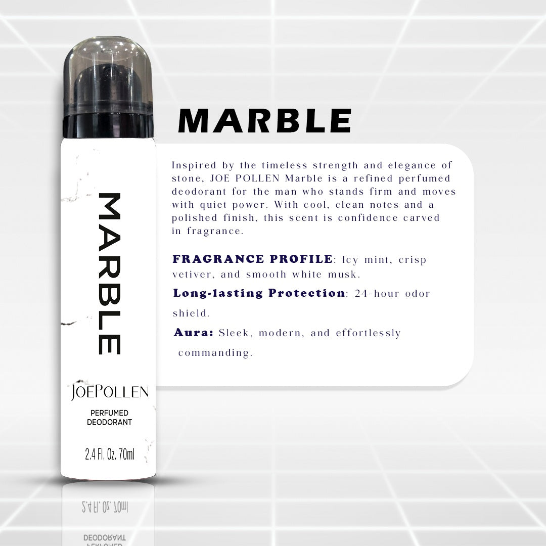 JOE POLLEN MARBLE PERFUMED DEODORANT (70 ML)