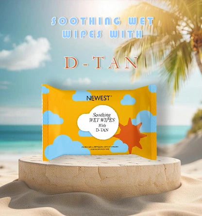 NEWEST SOOTHING WET WIPES WITH D-TAN - 20 PULLS