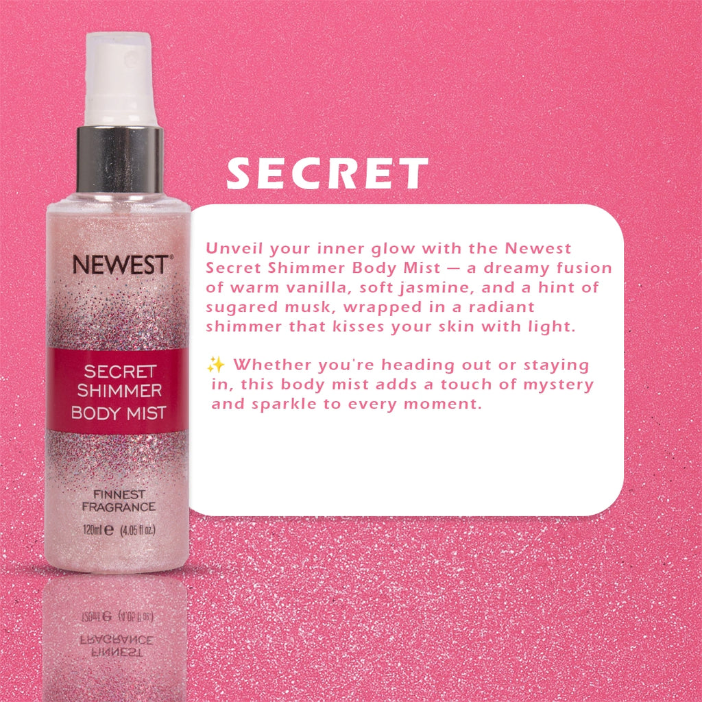 NEWEST SECRET SHIMMER BODY MIST