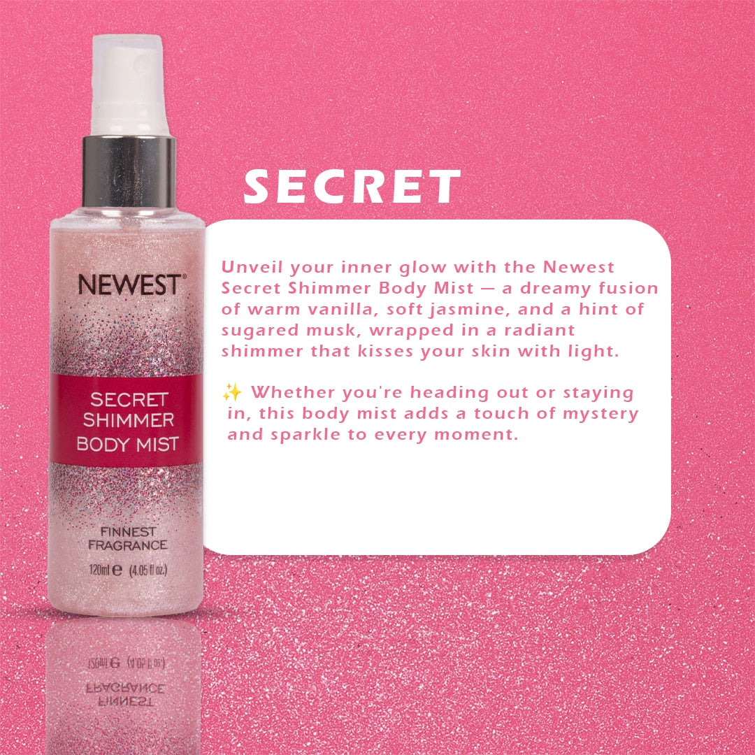 NEWEST SECRET SHIMMER BODY MIST