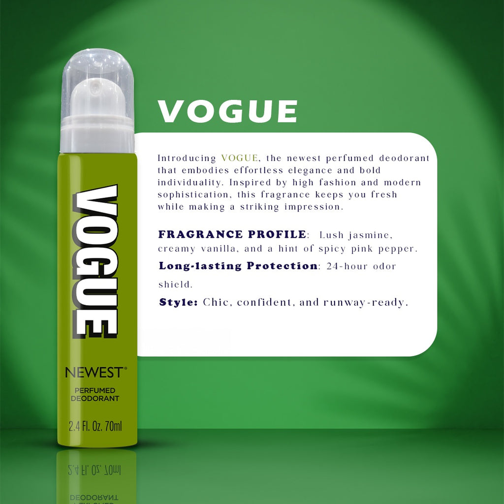 NEWEST VOGUE PERFUMED DEODORANT (70 ML)