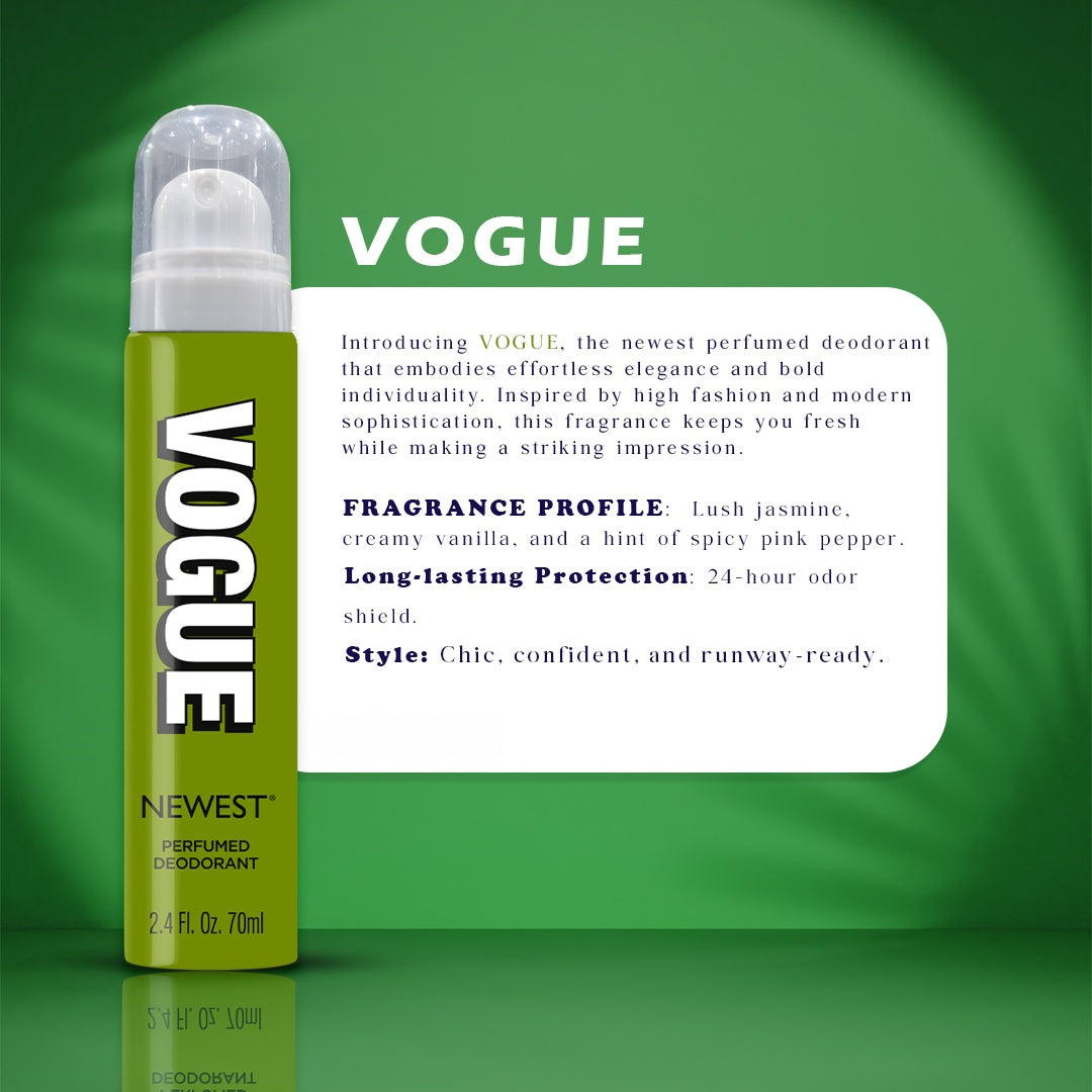 NEWEST VOGUE PERFUMED DEODORANT (70 ML)