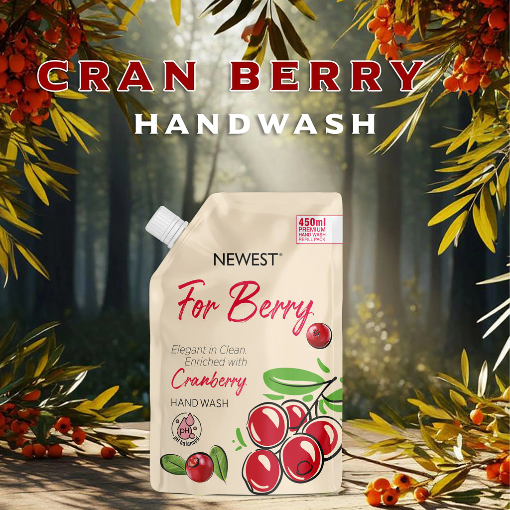 NEWEST FOR BERRY CRANBERRY HANDWASH REFILL PACK (450 ML)