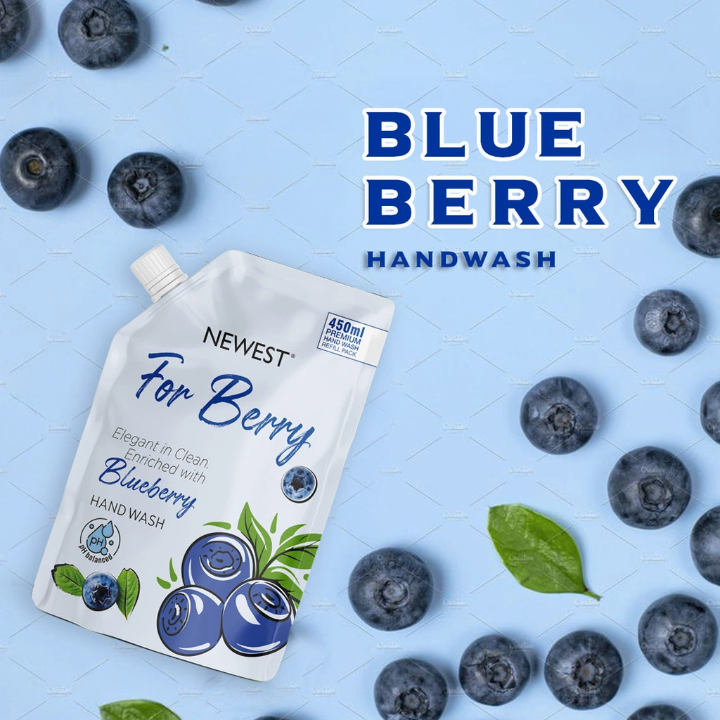 NEWEST FOR BERRY BLUEBERRY HANDWASH REFILL PACK (450 ML)