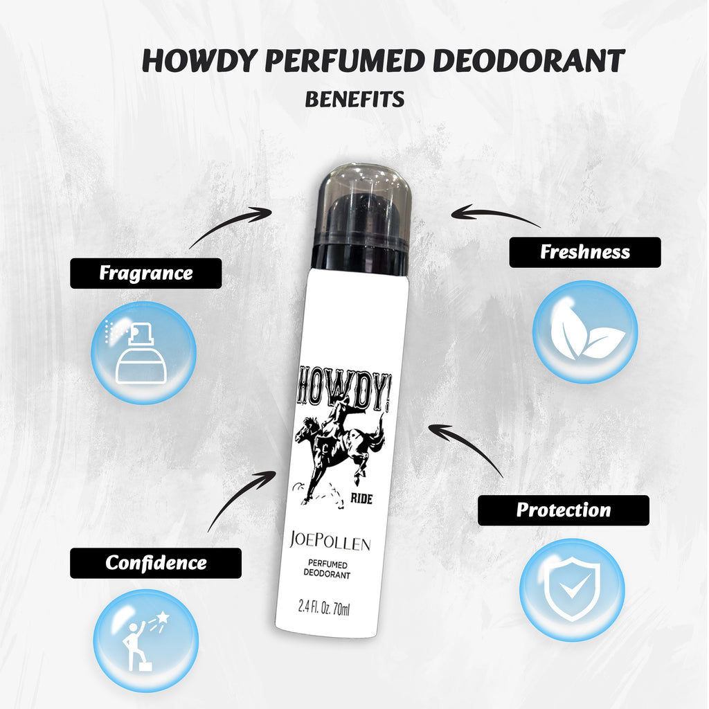 JOE POLLEN HOWDY RIDE PERFUMED DEODORANT (70 ML)