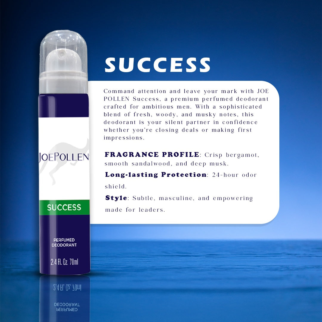 JOE POLLEN SUCCESS PERFUMED DEODORANT (70 ML)