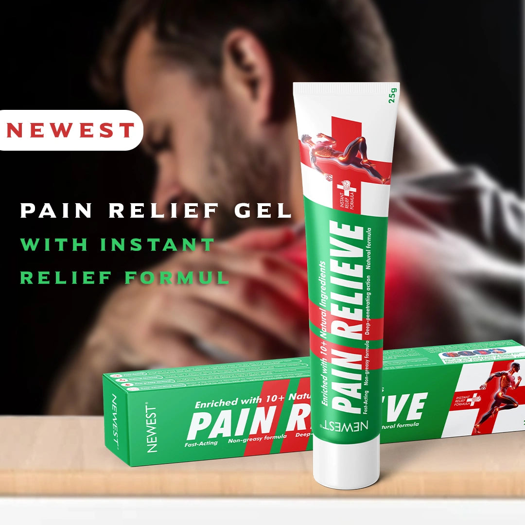 NEWEST PAIN RELIEF GEL WITH INSTANT RELIEF FORMULA 25G