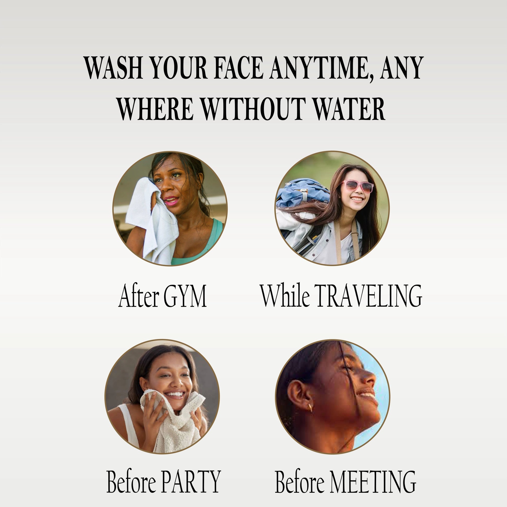 NEWEST SMART WATERLESS FACE WASH - ANTI RADIATION (60ML)