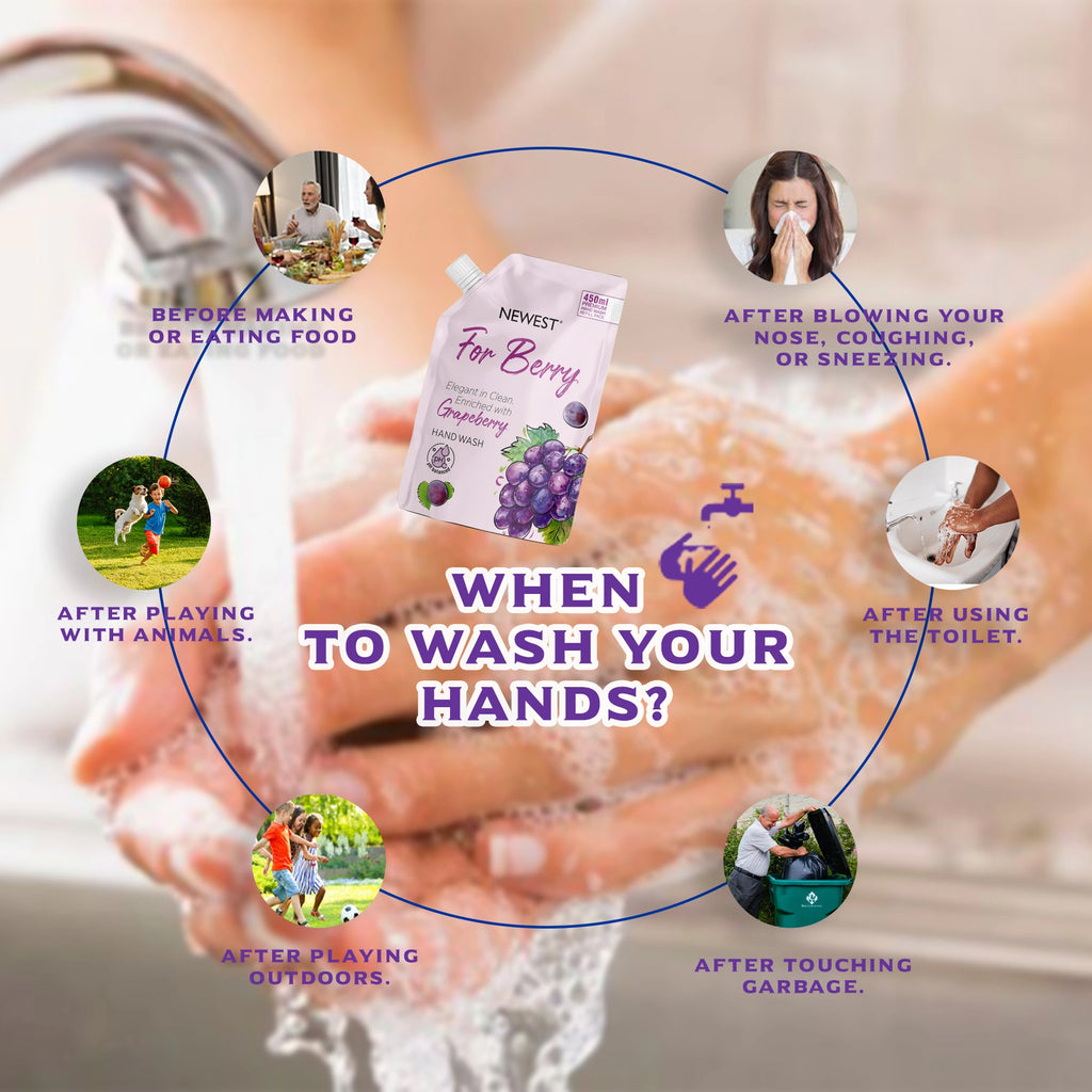 NEWEST FOR BERRY GRAPEBERRY HANDWASH REFILL PACK (450 ML)