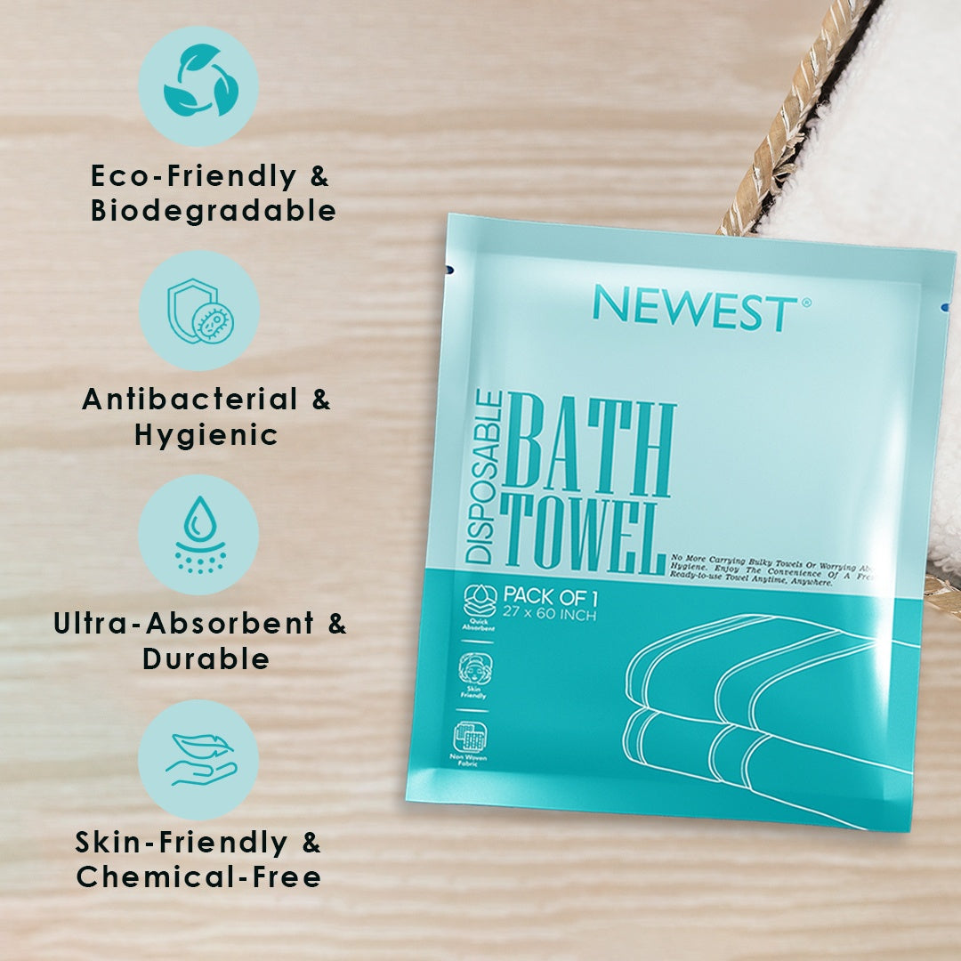 NEWEST BATH TOWEL PACK OF 1 (27X60 INCH)