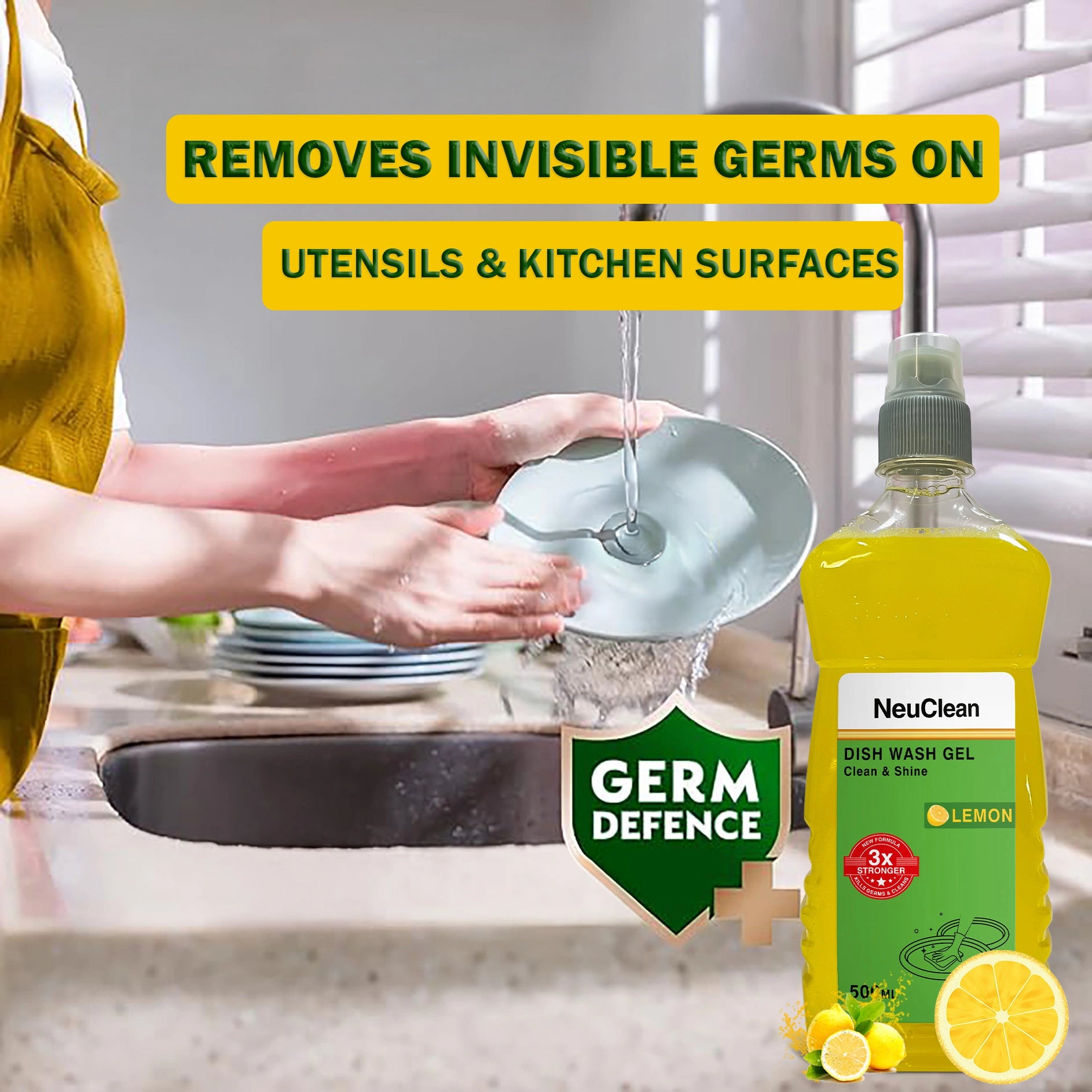 NEUCLEAN DISH WASH GEL 500ML