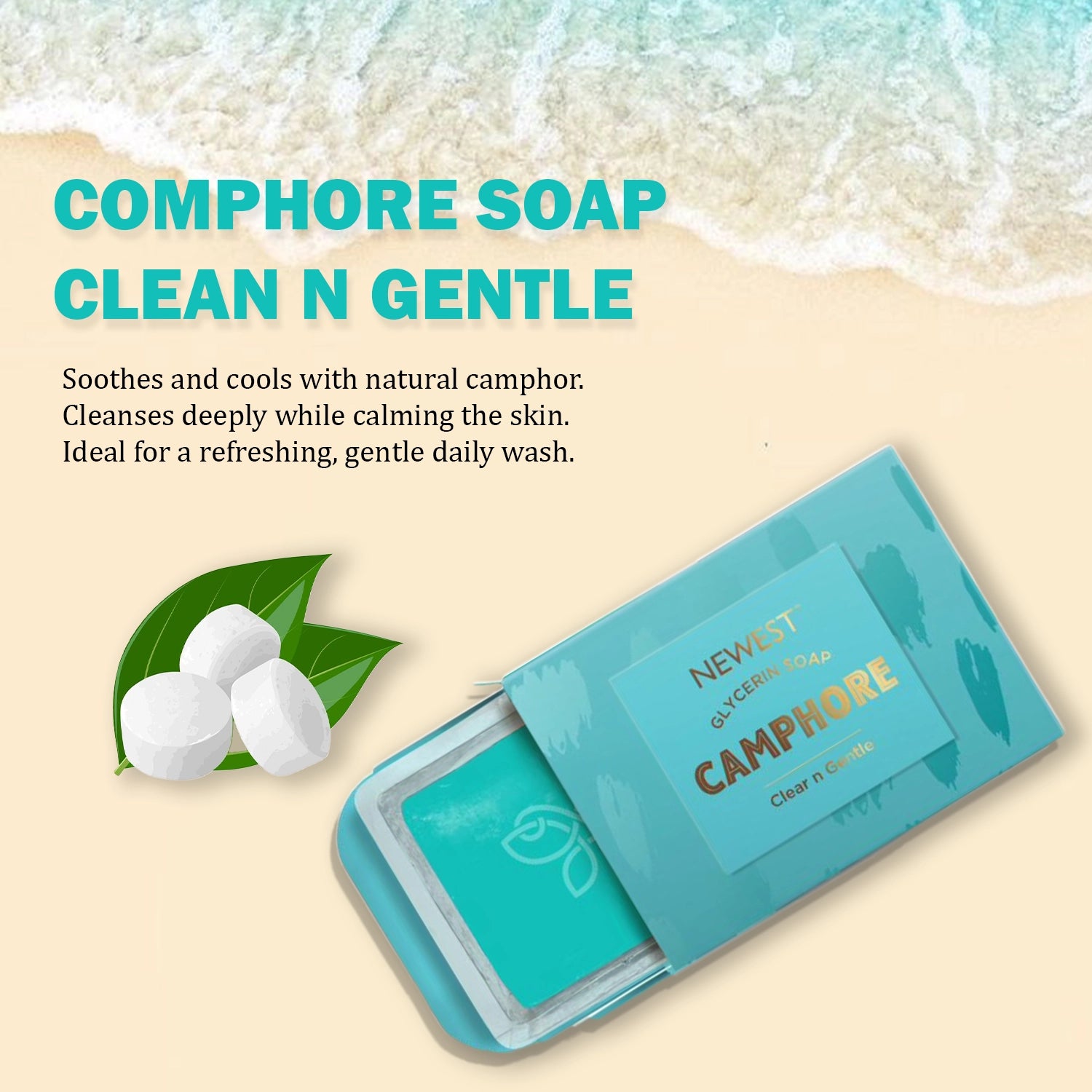NEWEST CAMPHORE  SOAP 125 GM