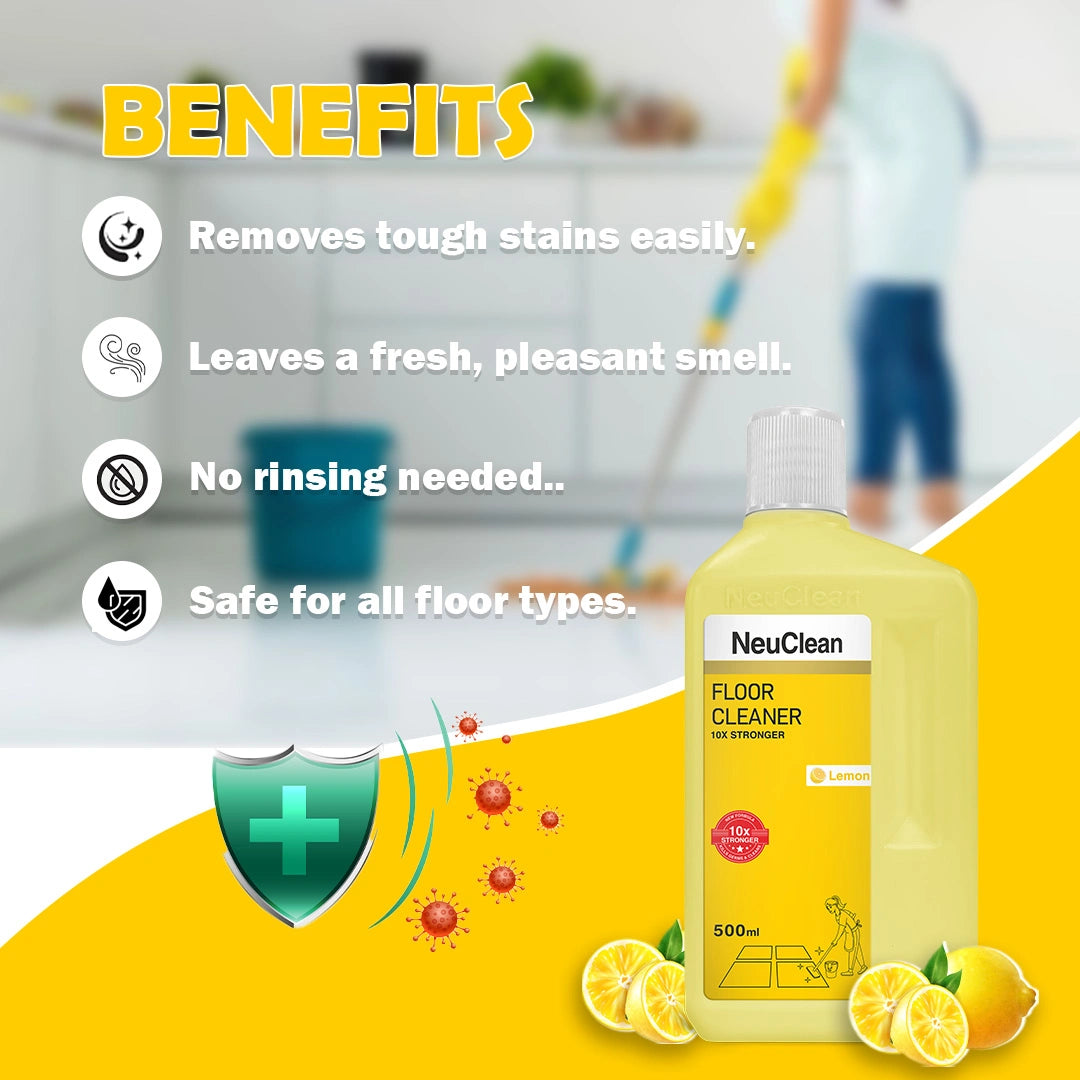 NEUCLEAN LEMON FLOOR CLEANER 500ML
