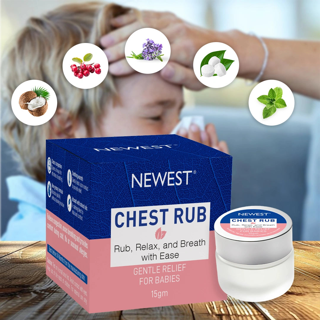 NEWEST CHEST RUB GENTLE RELIEF FOR BABIES(15 GM)