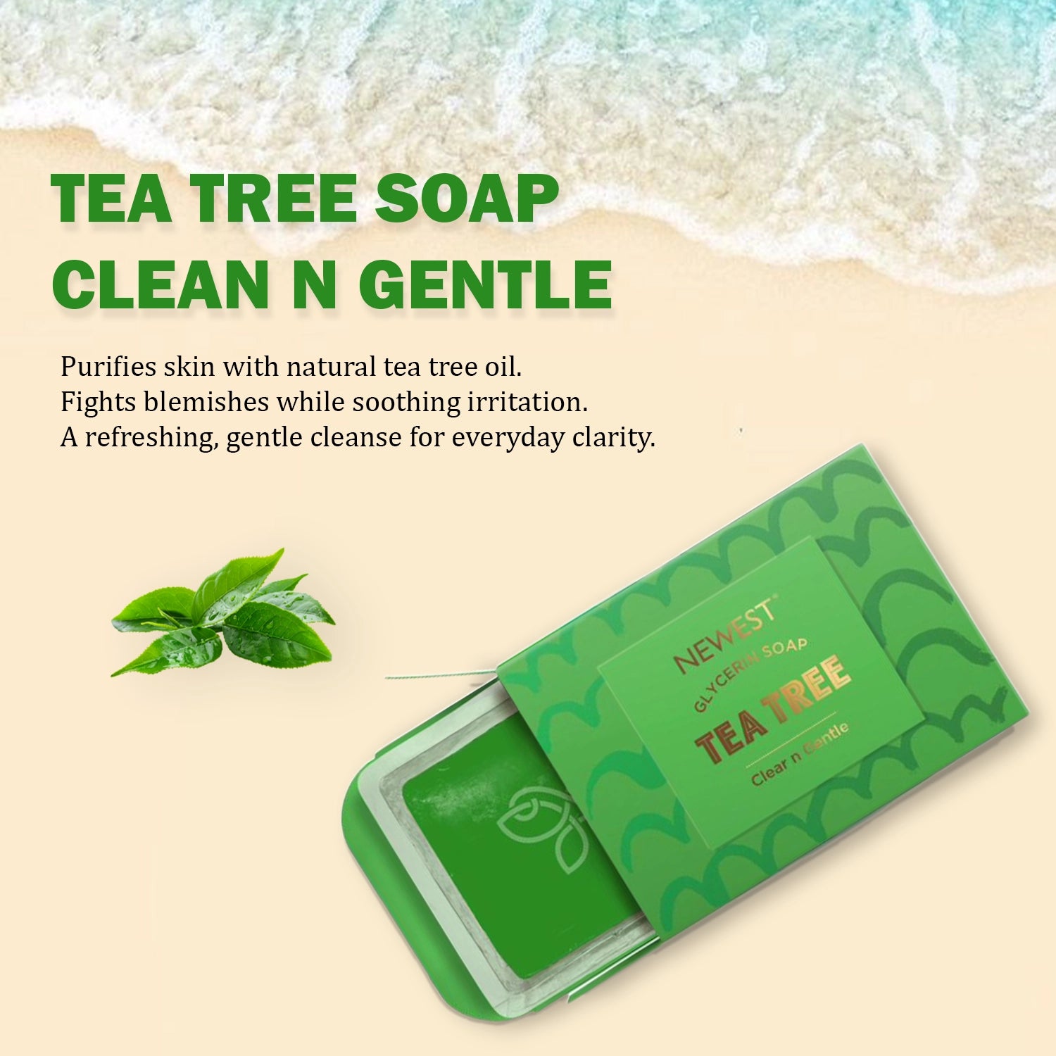 NEWEST TEA TREE SOAP 125 GM