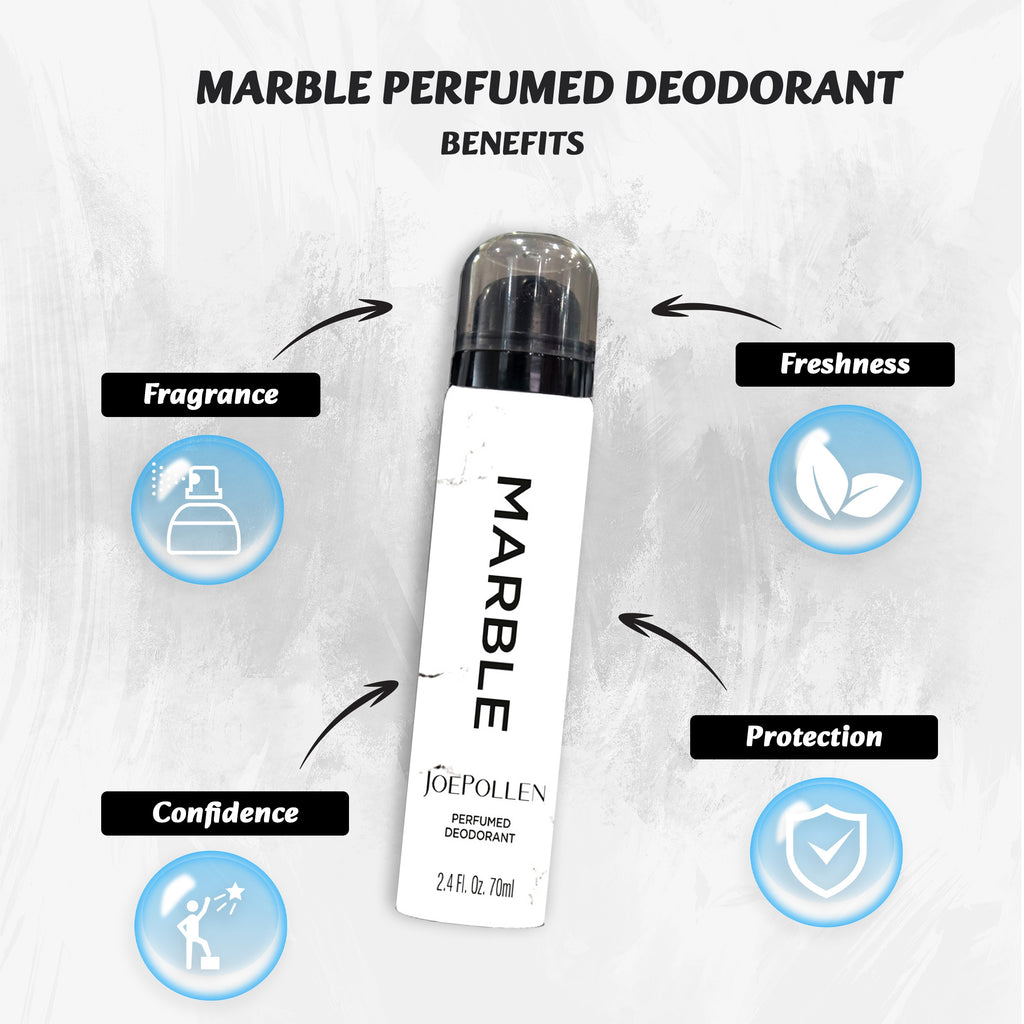 JOE POLLEN MARBLE PERFUMED DEODORANT (70 ML)