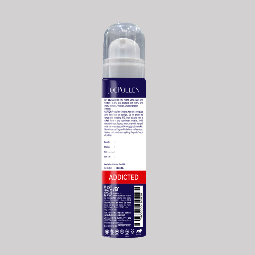 JOE POLLEN ADDICTED PERFUMED DEODORANT (70 ML)