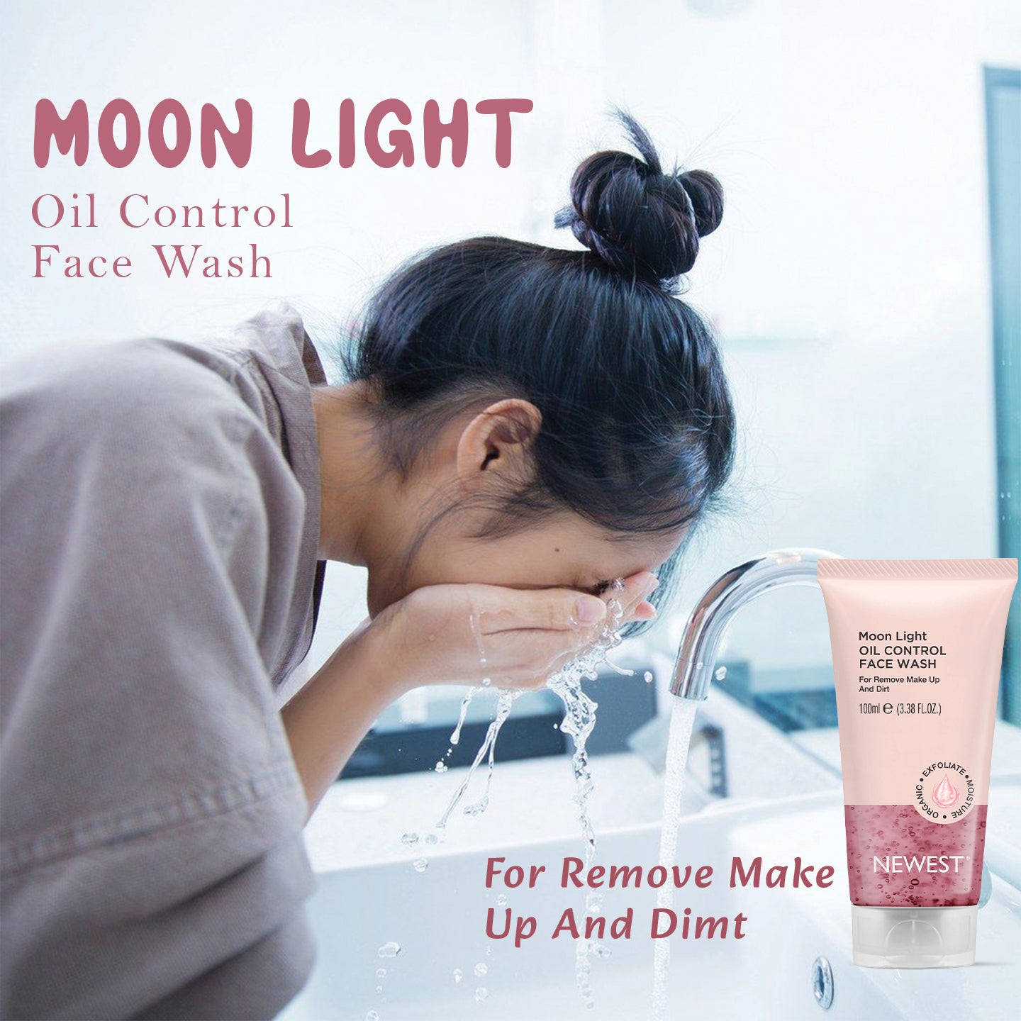 NEWEST MOON LIGHT OIL CONTROL FACE WASH (100 ML)