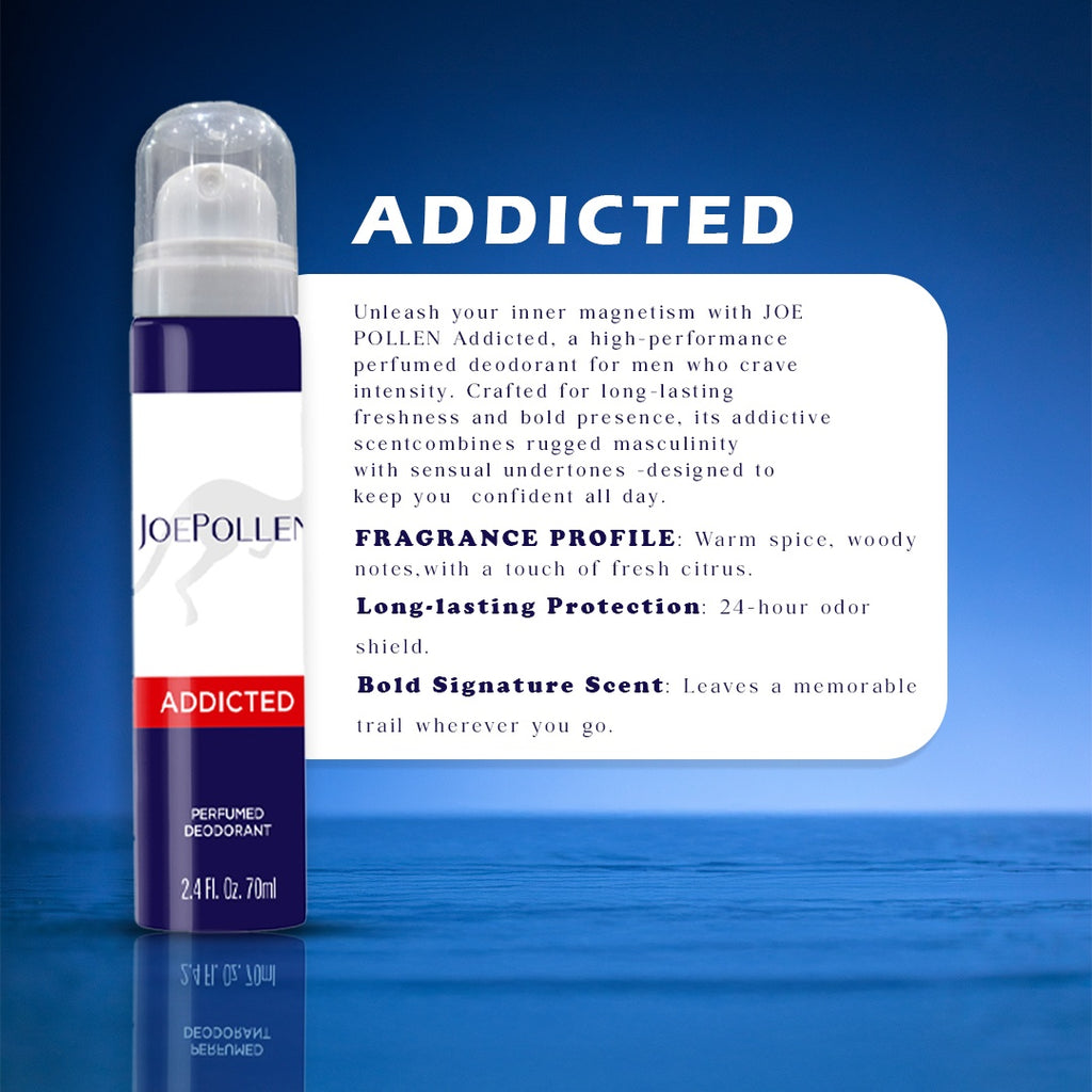 JOE POLLEN ADDICTED PERFUMED DEODORANT (70 ML)