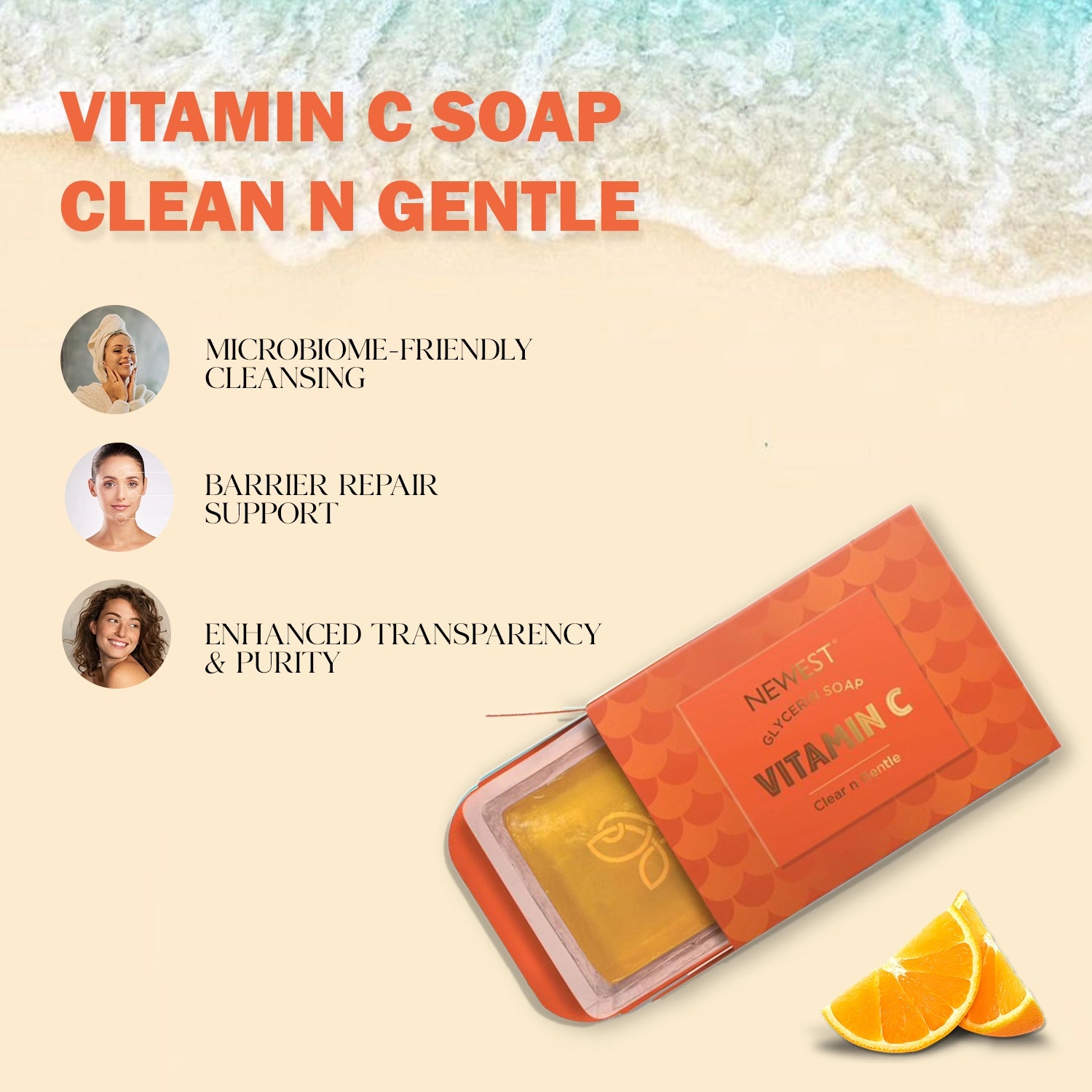 NEWEST VITAMIN C SOAP 125 GM