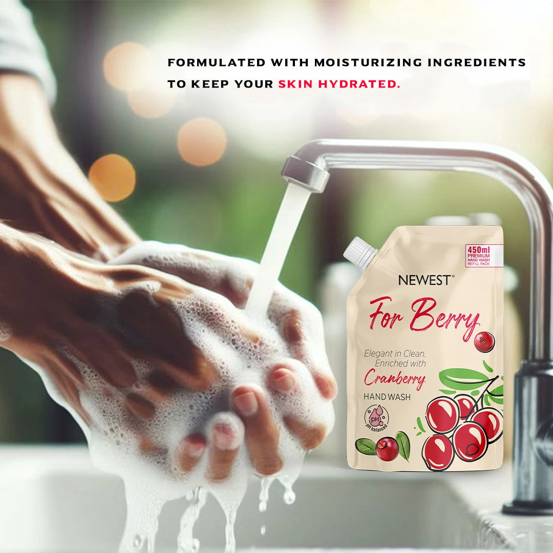 NEWEST FOR BERRY CRANBERRY HANDWASH REFILL PACK (450 ML)