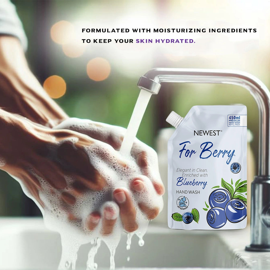 NEWEST FOR BERRY BLUEBERRY HANDWASH REFILL PACK (450 ML)