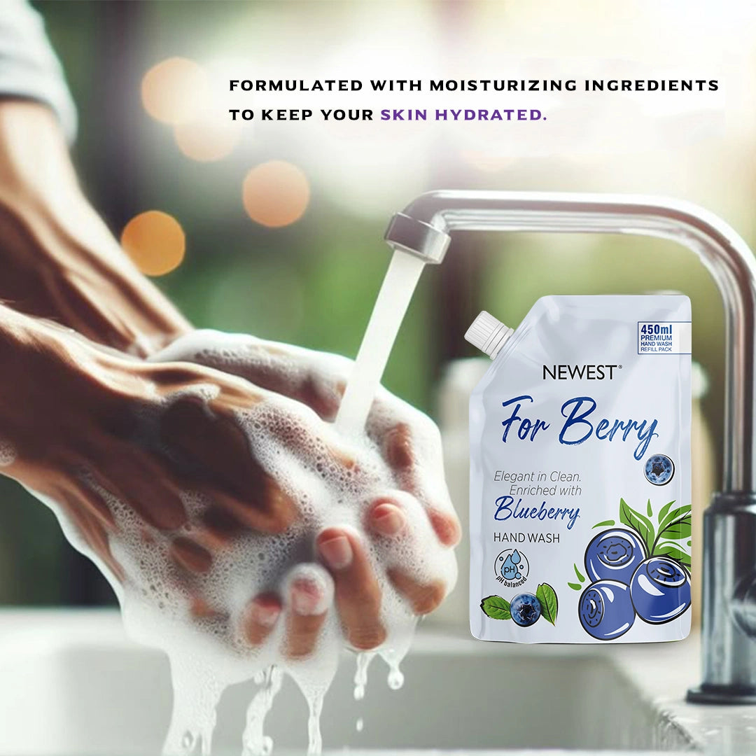 NEWEST FOR BERRY BLUEBERRY HANDWASH REFILL PACK (450 ML)