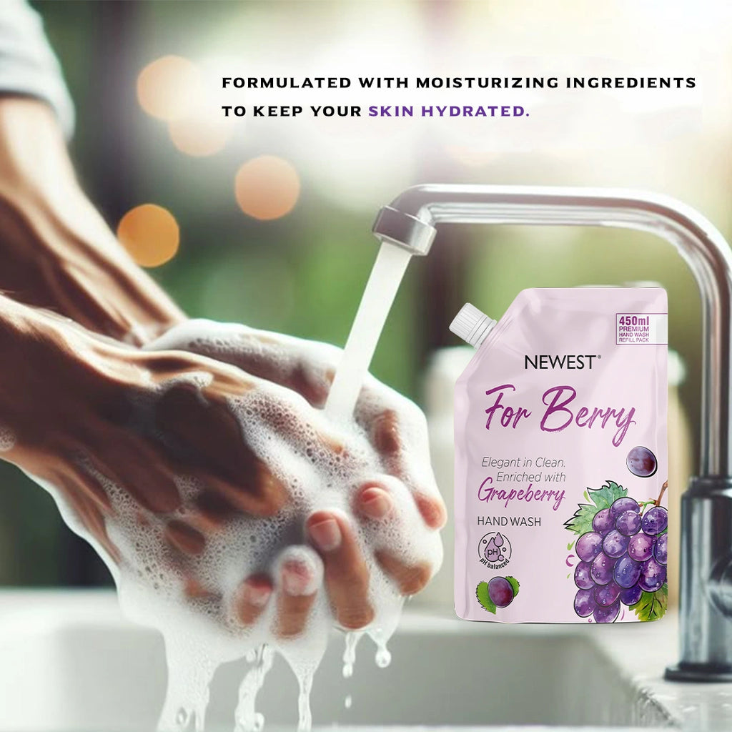 NEWEST FOR BERRY GRAPEBERRY HANDWASH REFILL PACK (450 ML)