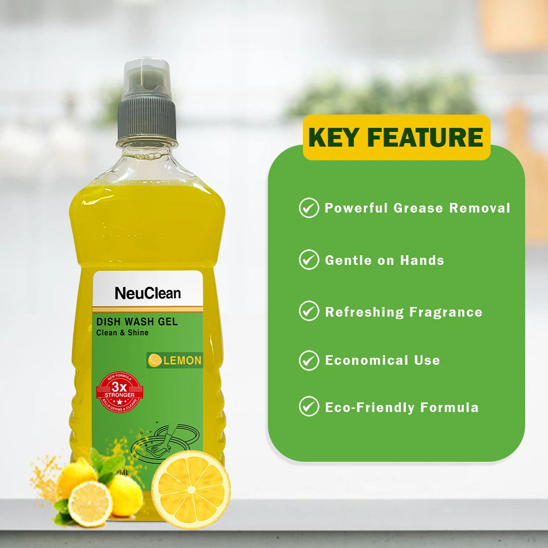 NEUCLEAN DISH WASH GEL 500ML