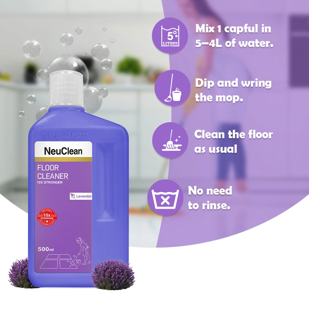 NEUCLEAN LAVENDER FLOOR CLEANER 500ML