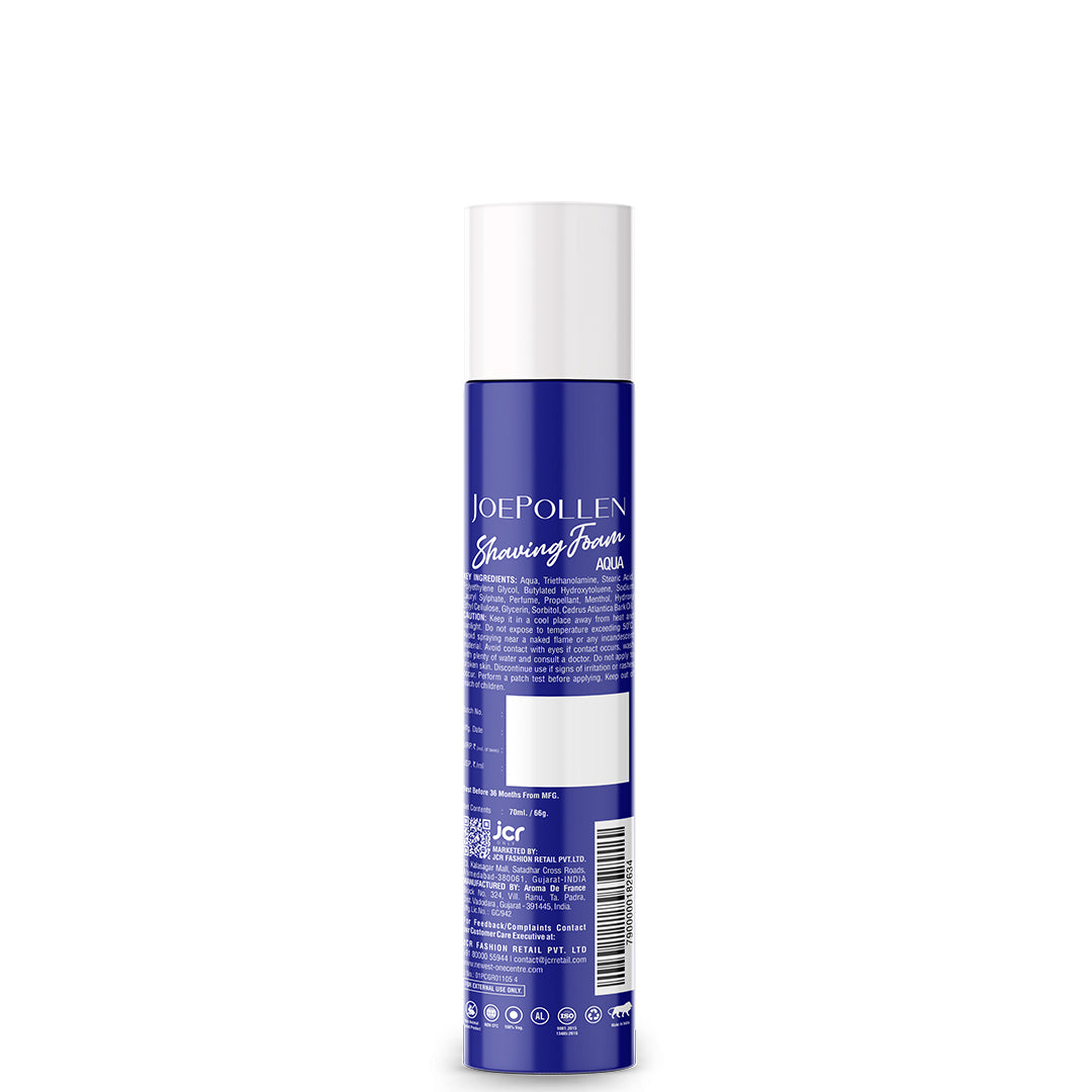 JOE POLLEN SHAVING FOAM FOR MEN - AQUA (70ML)