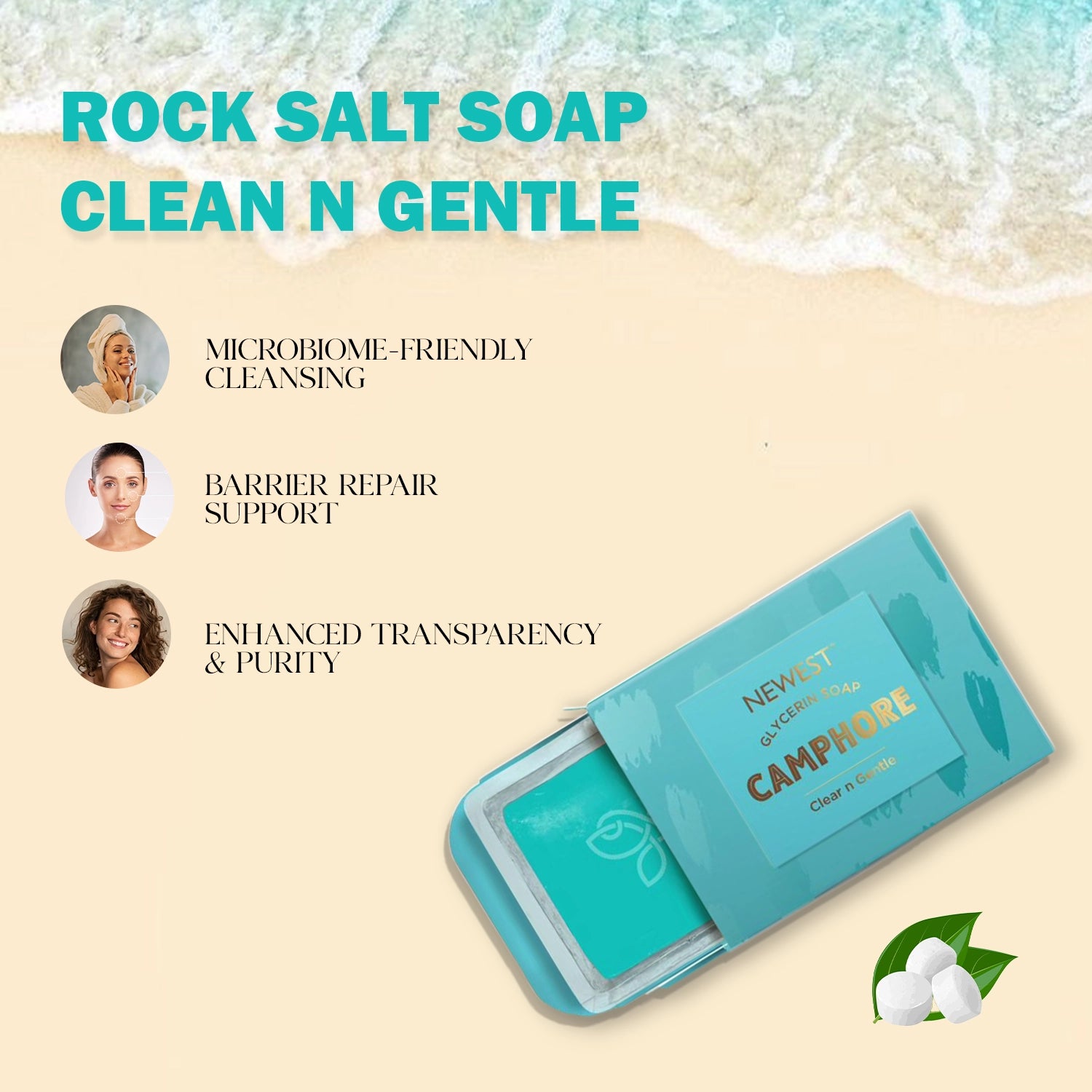 NEWEST CAMPHORE  SOAP 125 GM