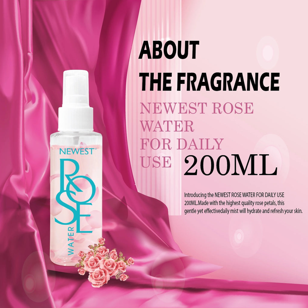 NEWEST ROSE WATER FOR DAILY USE 200ML