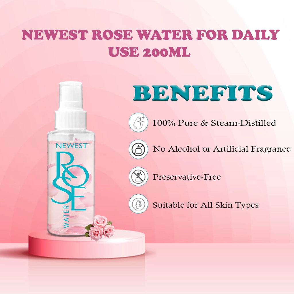 NEWEST ROSE WATER FOR DAILY USE 200ML