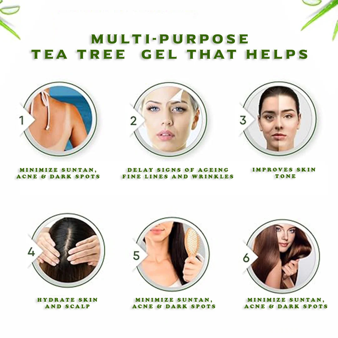 NEWEST TEA TREE SKIN & HAIR SOOTHING GEL 200ML