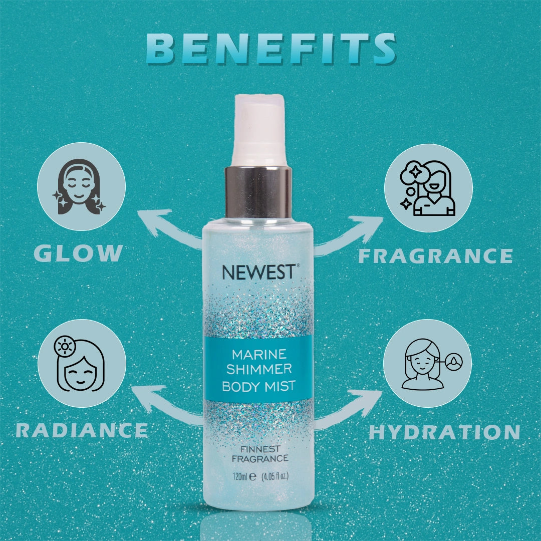NEWEST MARINE SHIMMER BODY MIST