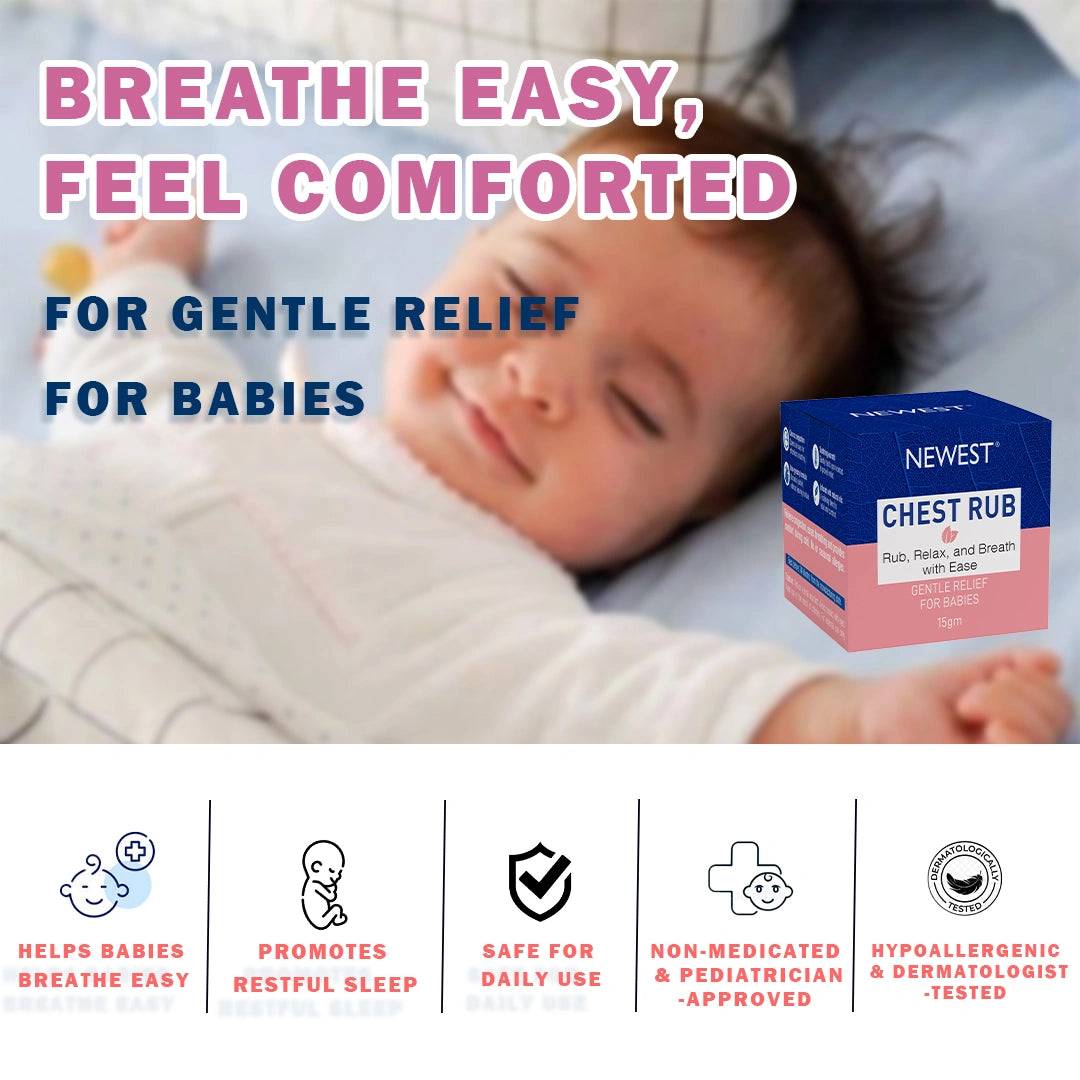 NEWEST CHEST RUB GENTLE RELIEF FOR BABIES(15 GM)