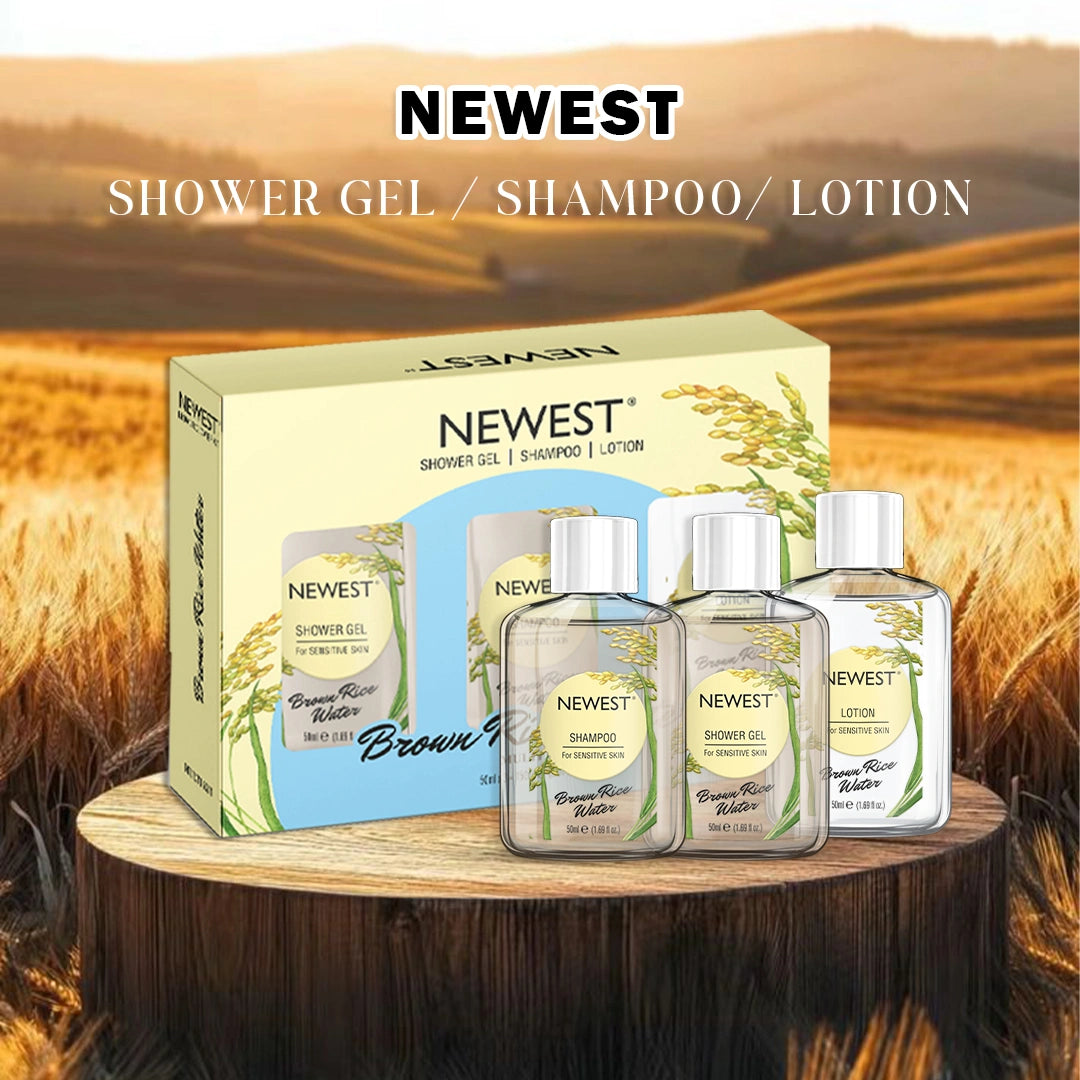 NEWEST BROWN RICE KIT | SHOWER GEL | SHAMPOO | LOTION