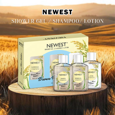 NEWEST BROWN RICE KIT | SHOWER GEL | SHAMPOO | LOTION