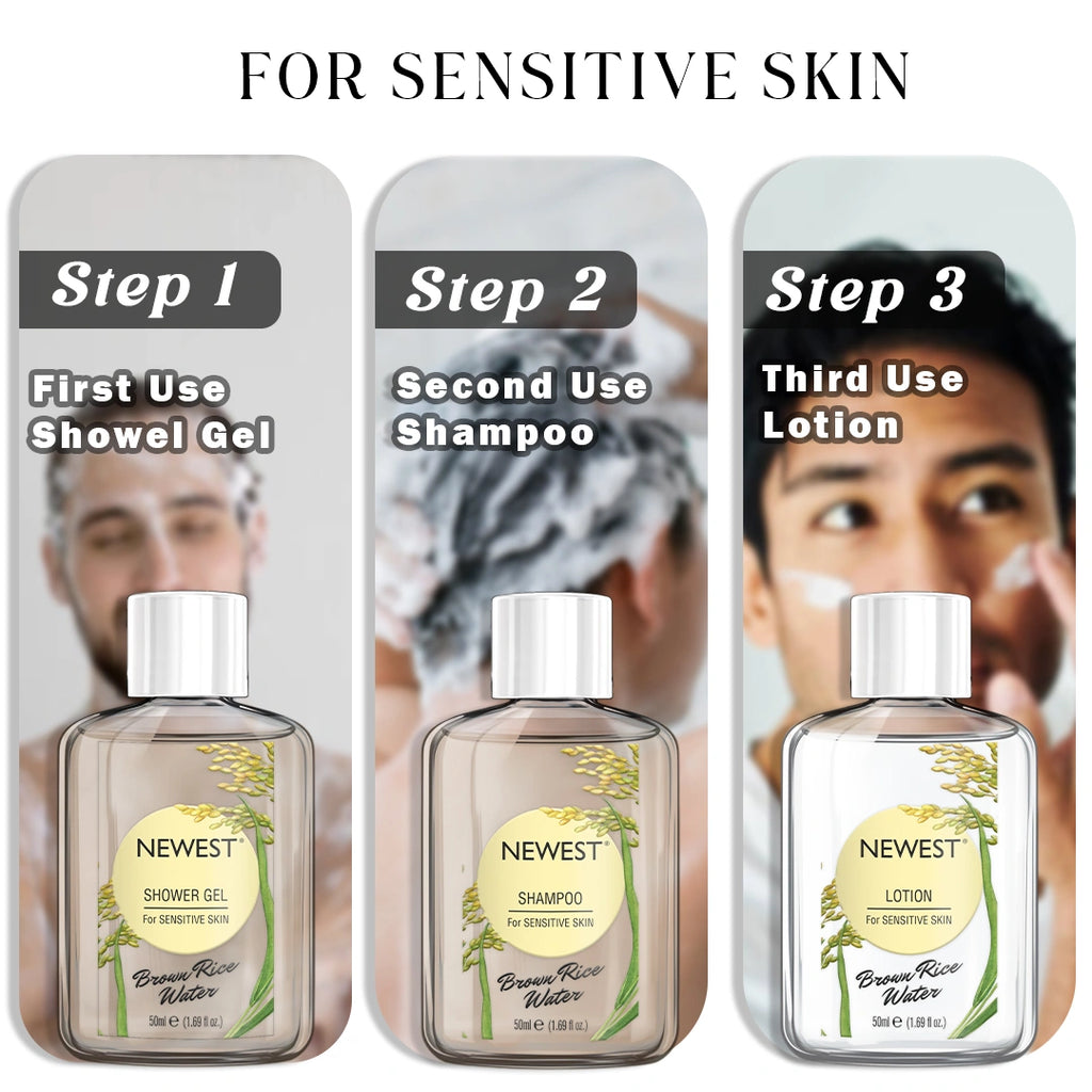NEWEST BROWN RICE KIT | SHOWER GEL | SHAMPOO | LOTION