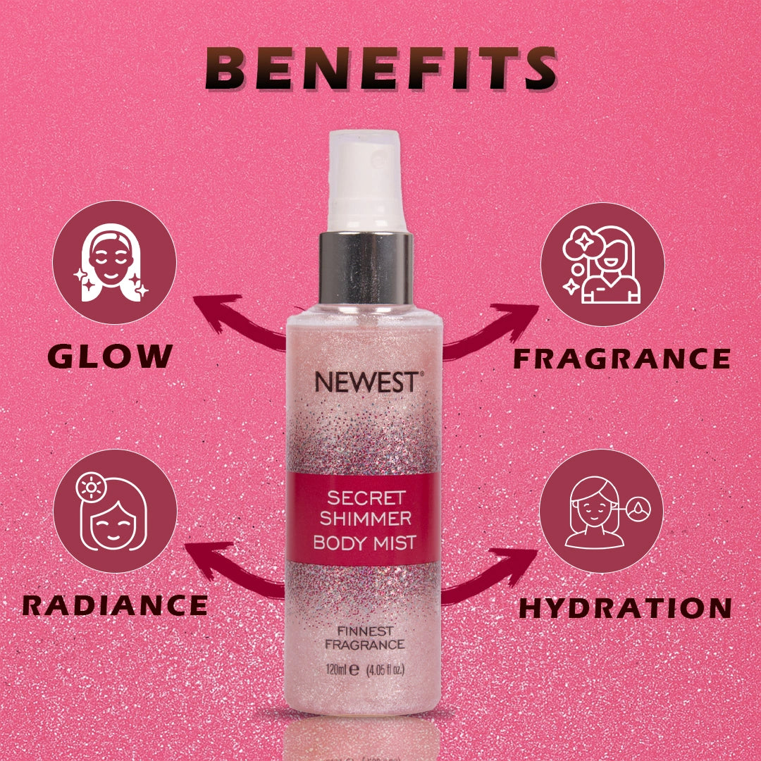 NEWEST SECRET SHIMMER BODY MIST