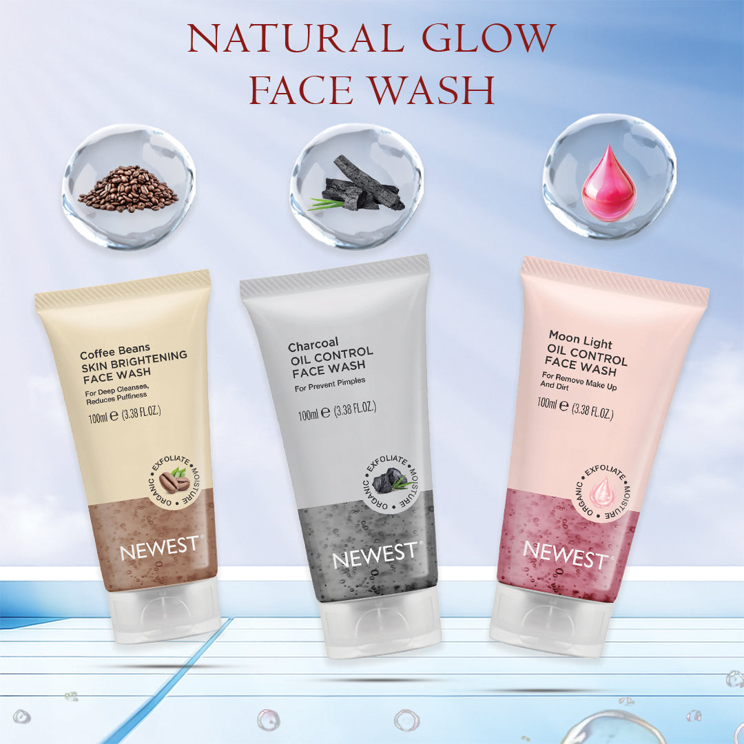 NEWEST COFFEE BEANS SKIN BRIGHTENING FACE FASH (100 ML)