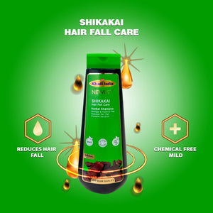 NEWEST SHIKAKAI HAIR FALL CARE HERBAL SHAMPOO 340ML