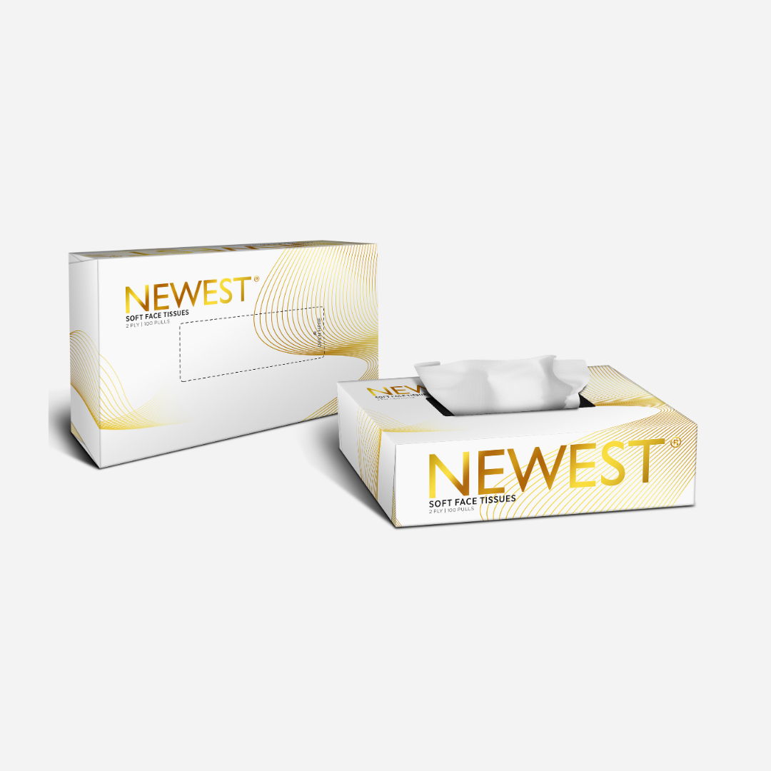 NEWEST SOFT FACE TISSUES 100 PULLS